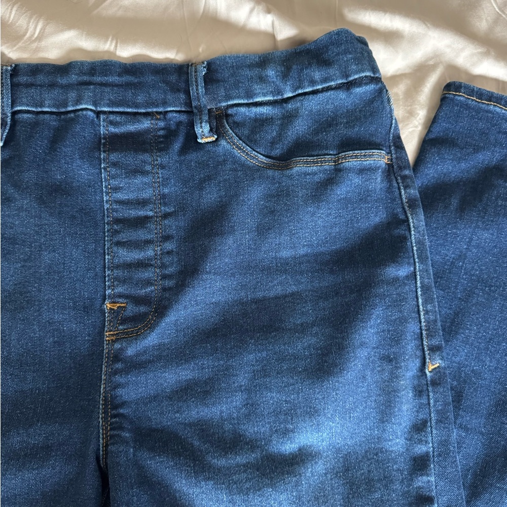 Good American pull on jeans Classic Blue Women's Jeans size large - Picture 7 of 11